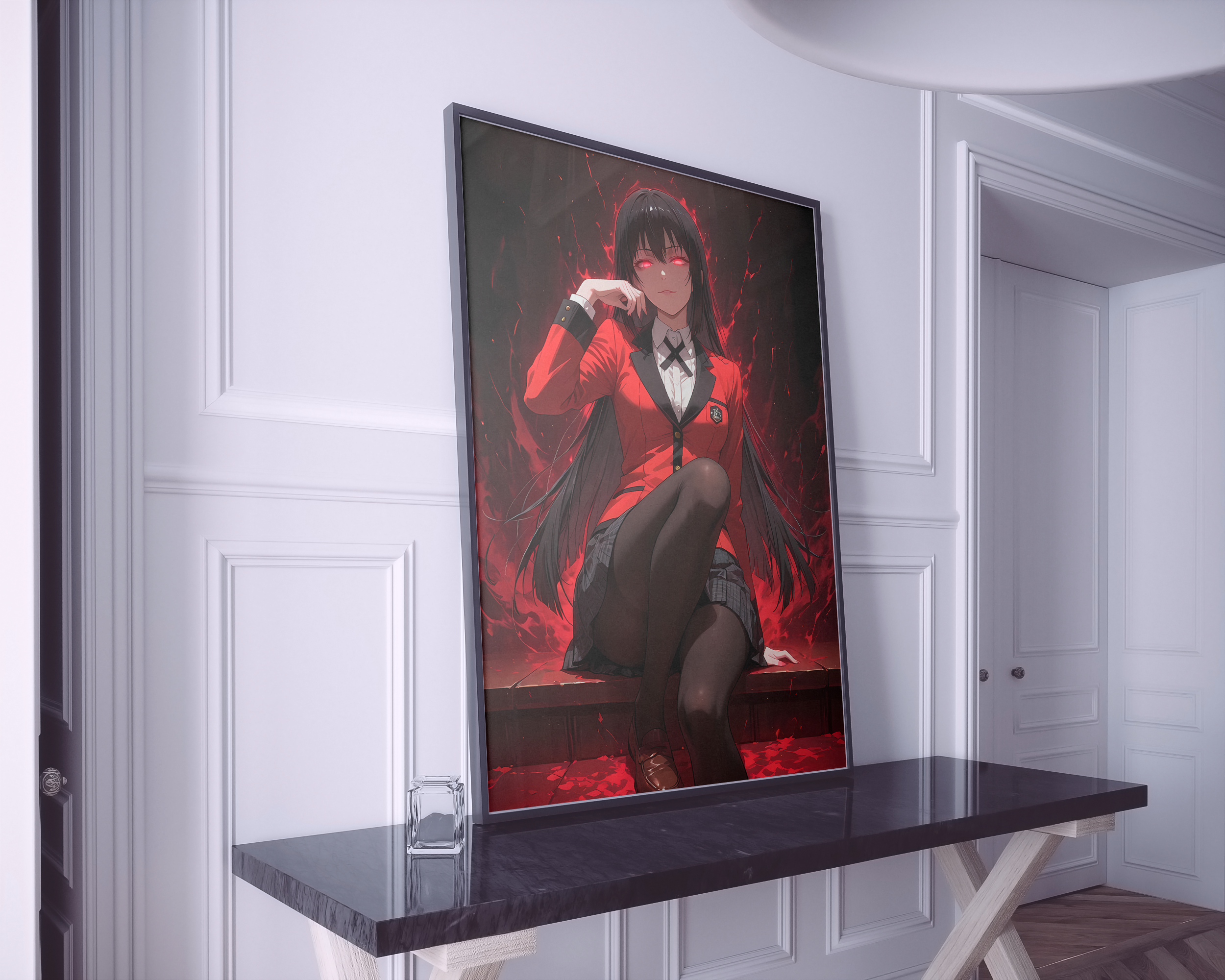 student girl kawaii girl Japanese |Anime and manga  Poster for Fans, Collectors & Room Decor (UNFRAMED) Semi-Glossy Paper