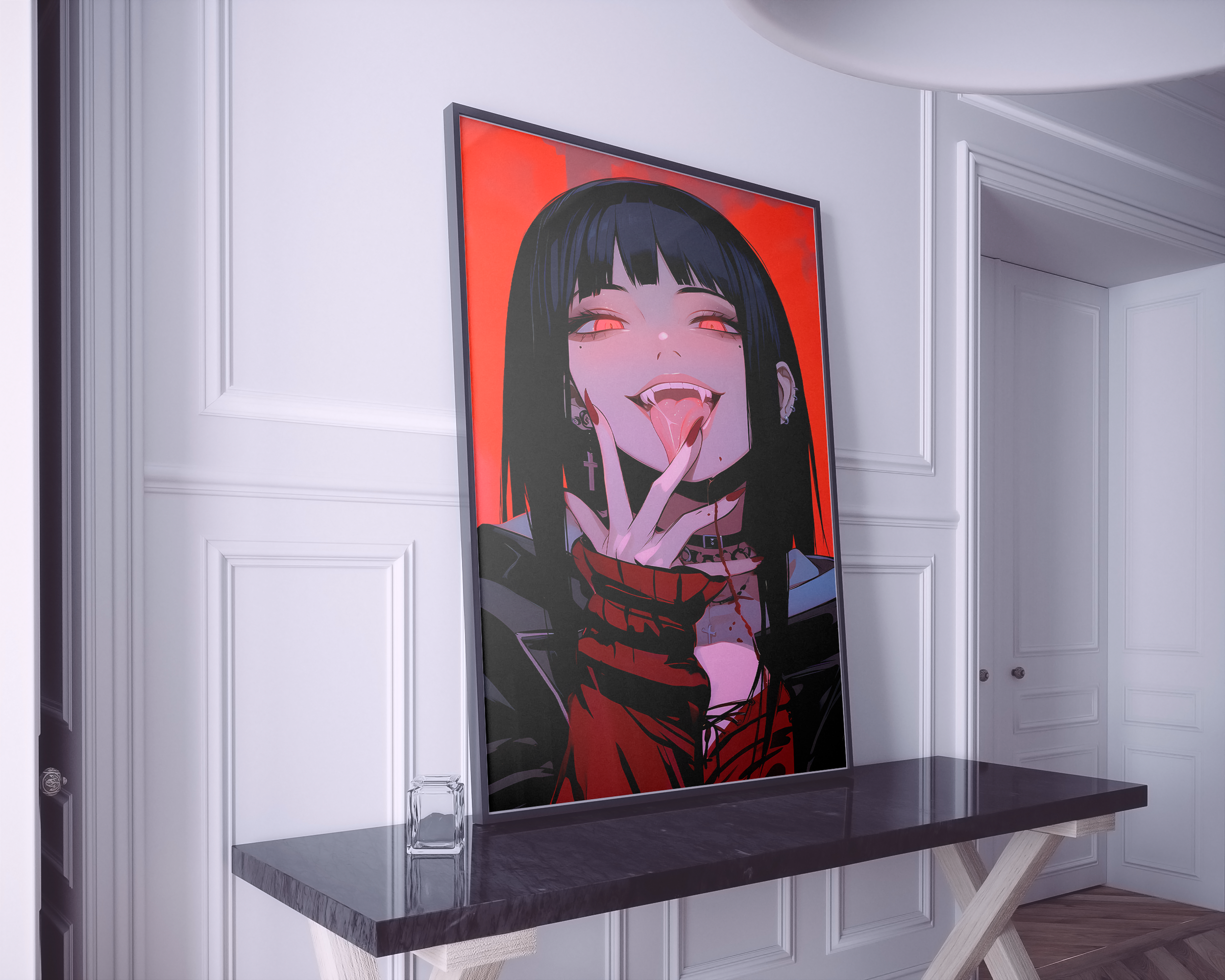 Japanese girl kawaii  |Anime and manga  Poster for Fans, Collectors & Room Decor (UNFRAMED) Semi-Glossy Paper