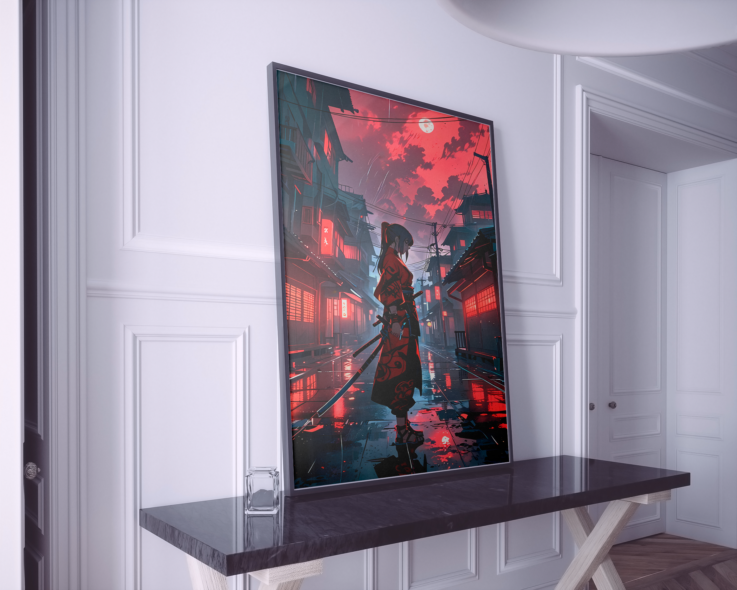 Kunoichi girl Japanese |Anime and manga  Poster for Fans, Collectors & Room Decor (UNFRAMED) Semi-Glossy Paper
