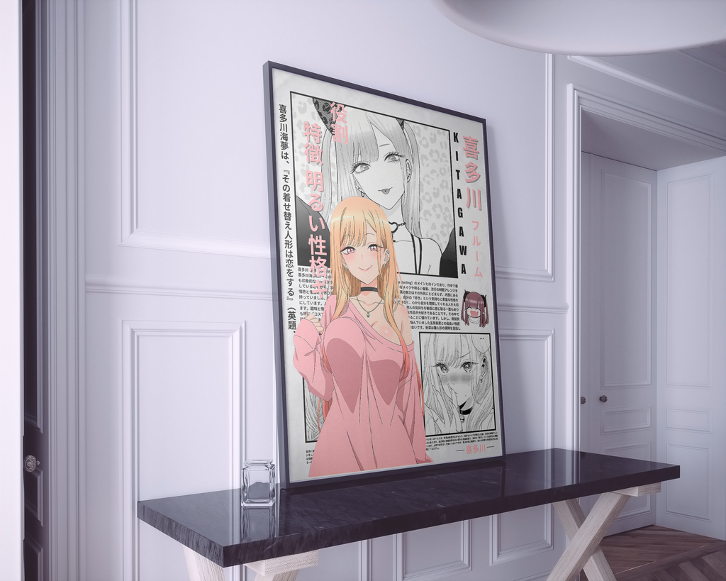 kawaii girl Japanese kawai|Anime and manga  Poster for Fans, Collectors & Room Decor (UNFRAMED) Semi-Glossy Paper