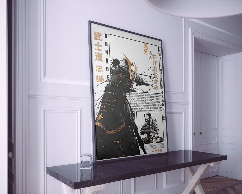 Yellow Samurai Legend |Anime and manga  Poster for Fans, Collectors & Room Decor (UNFRAMED) Semi-Glossy Paper